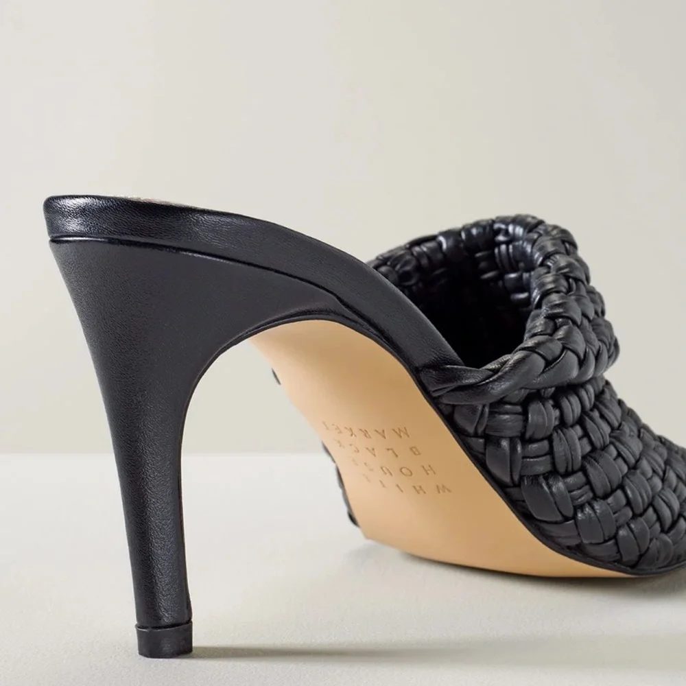 White House Black Market Woven Heel